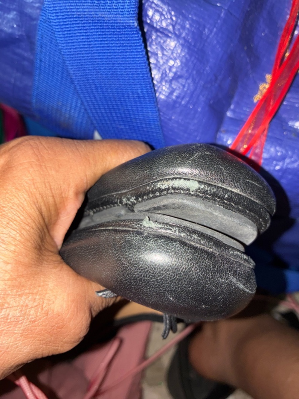 Tory Burch Black Ballet Flats with Gold Accent - Picture 8 of 9